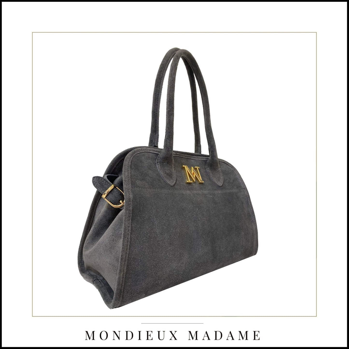 Sac à main Mondieux Madame OPALE - gris