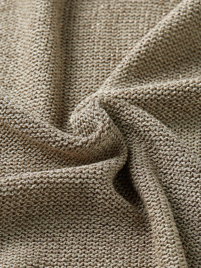 Pull en lurex DEBBY - chinchilla