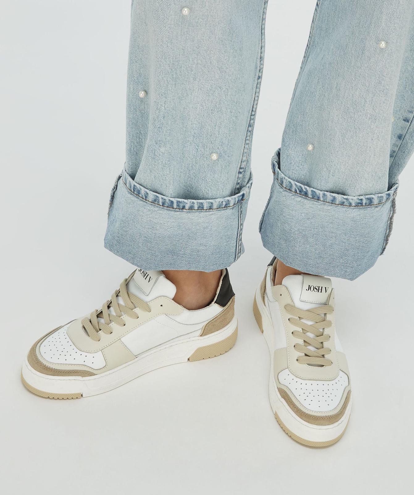 Sneakers DELIA - blanc beige noir