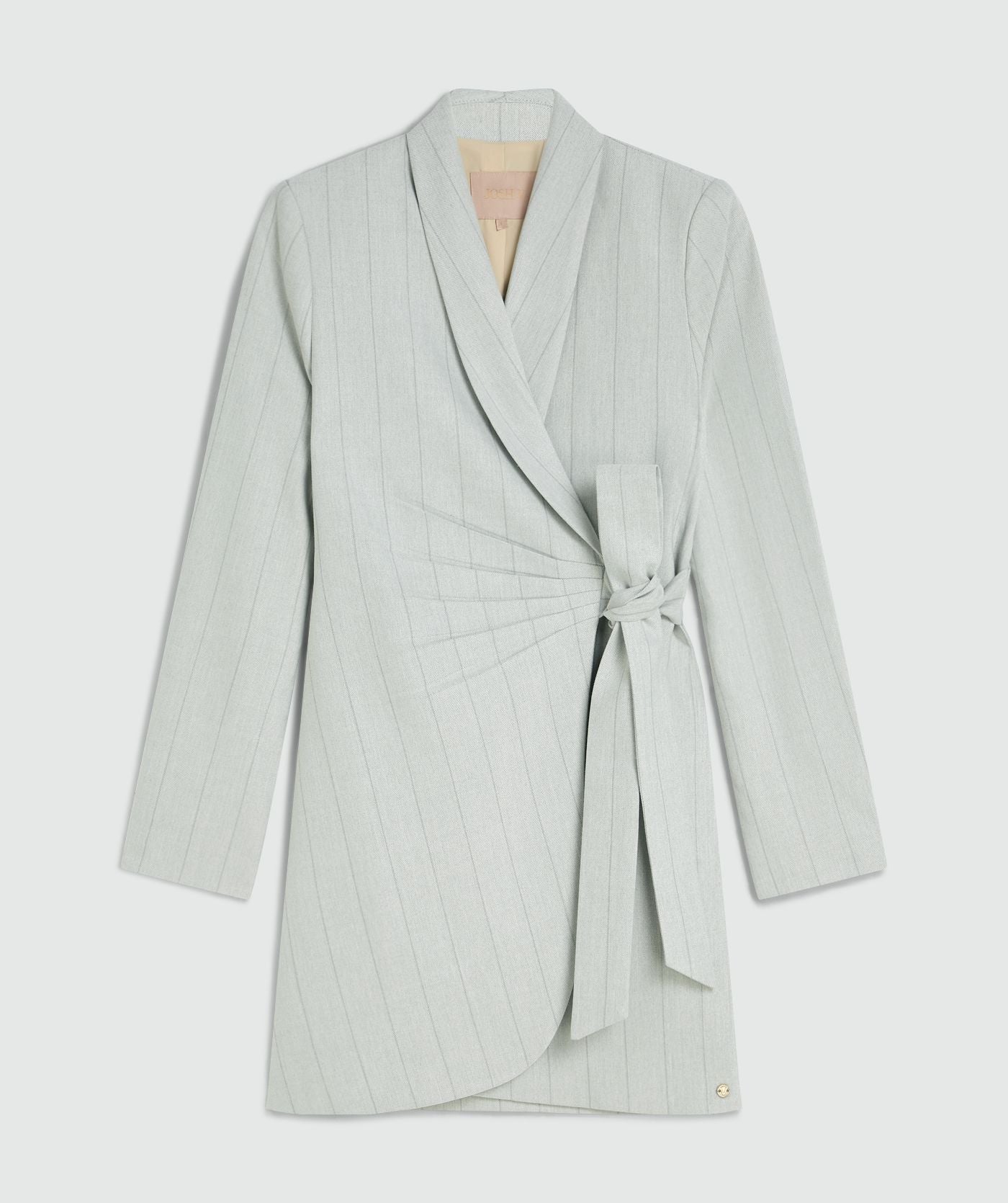 Robe portefeuille BONITA - light grey melange