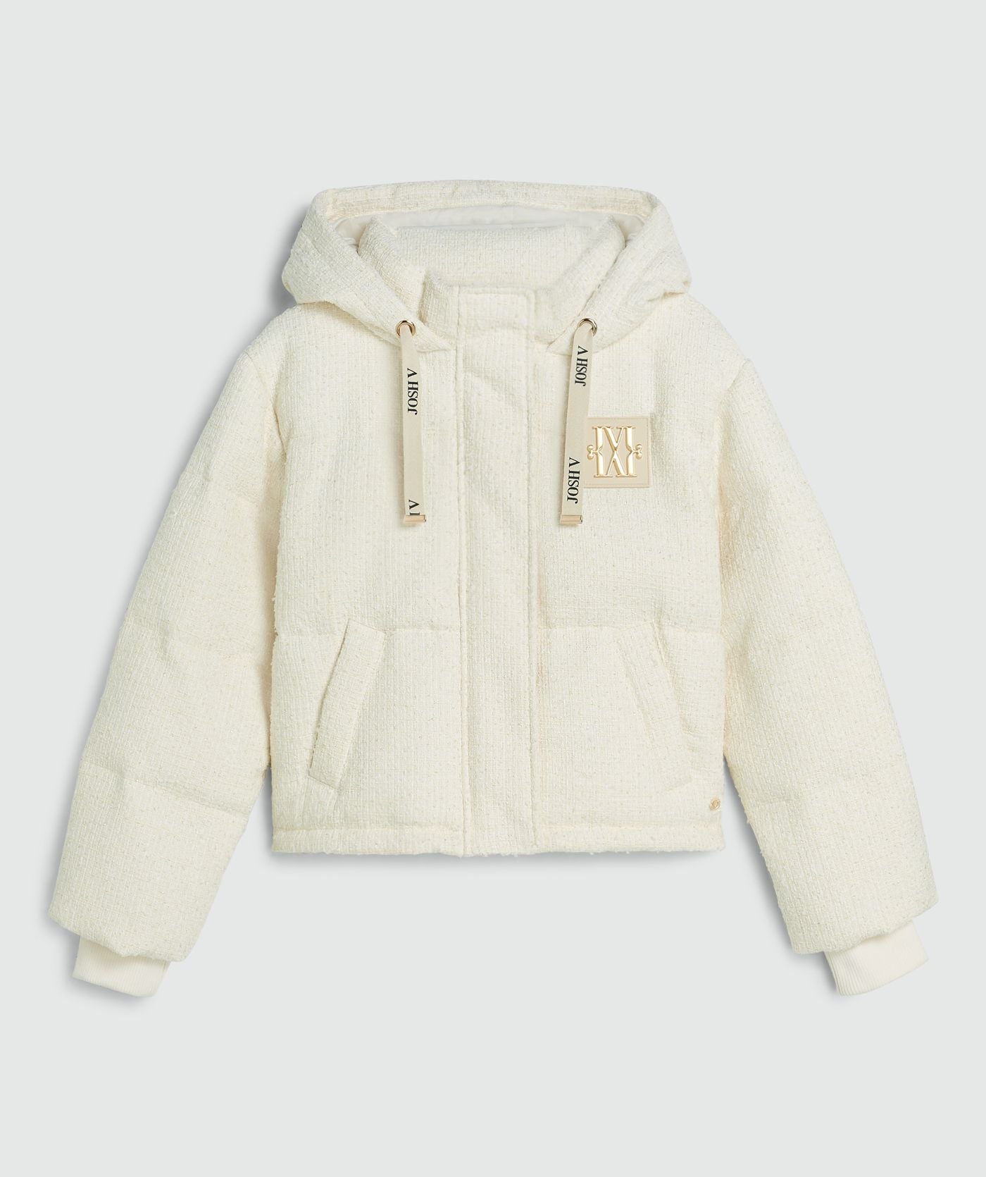 Manteau oversize avec lurex ALICE - cocoon blanc