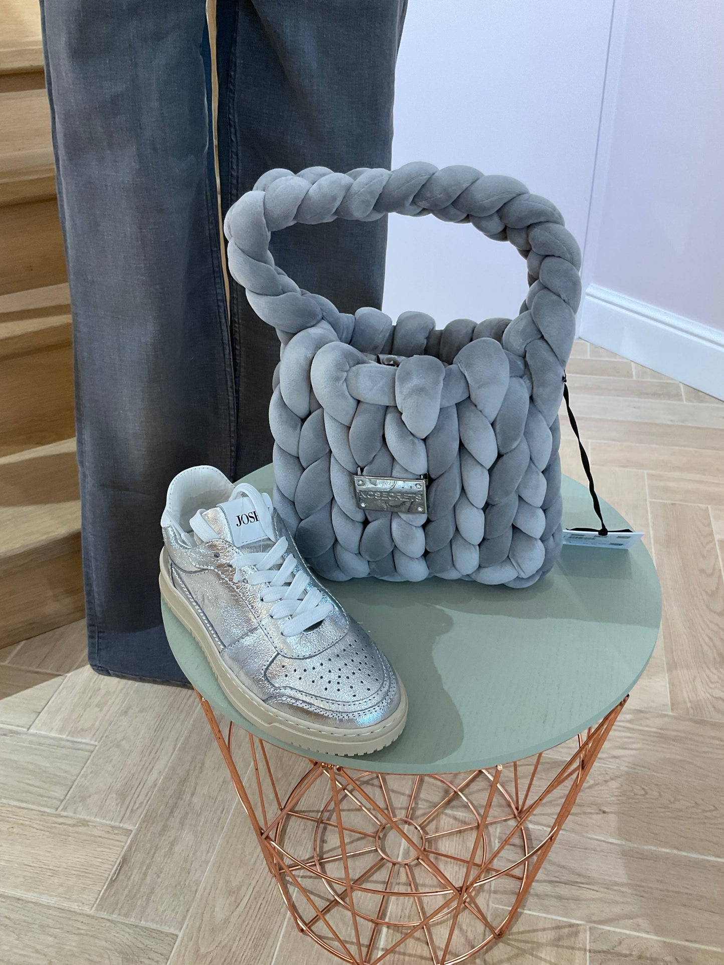 Sac fait à la main ISA - gris