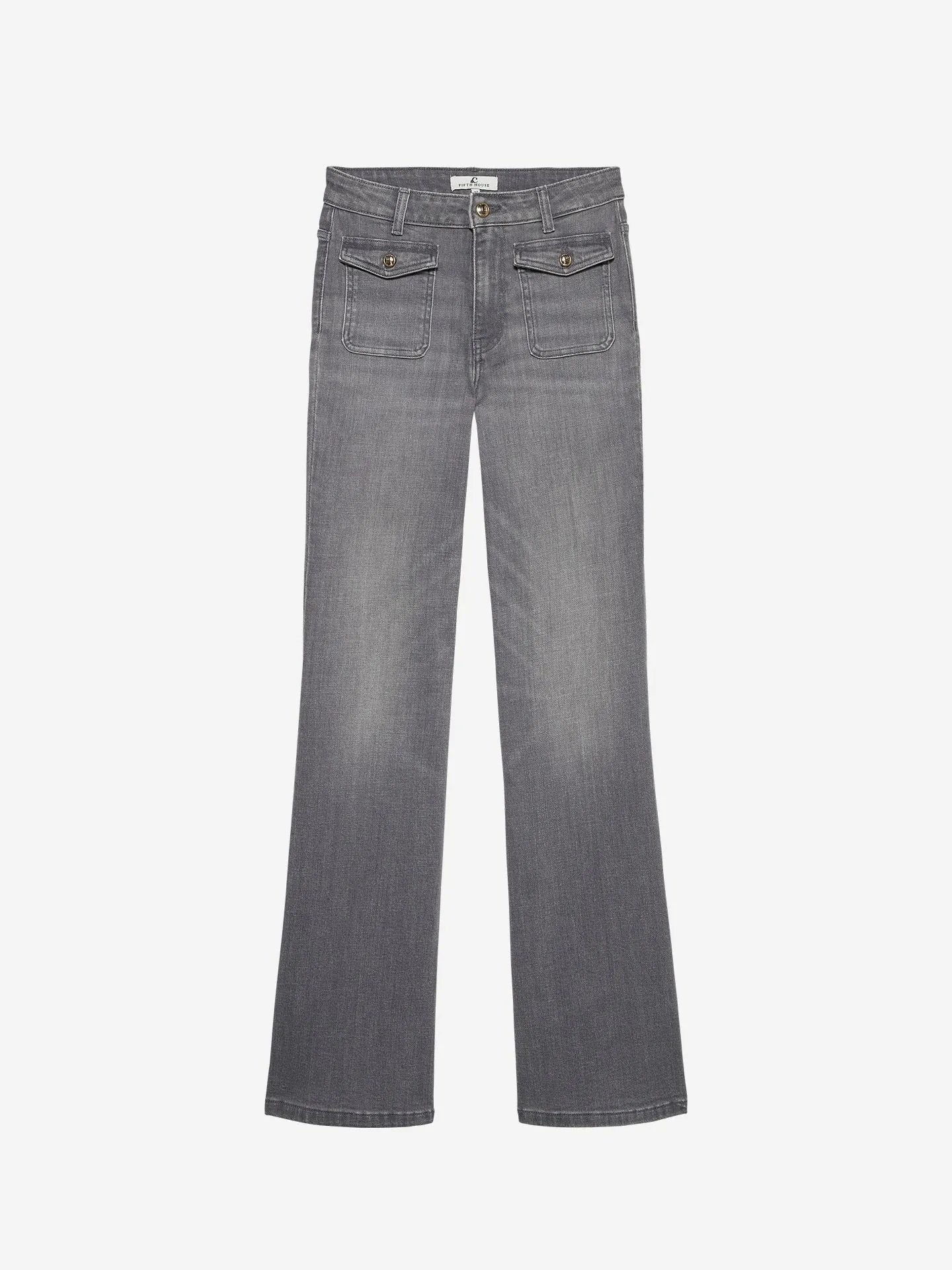 Jeans avec poches à rabat JAIMY - gris