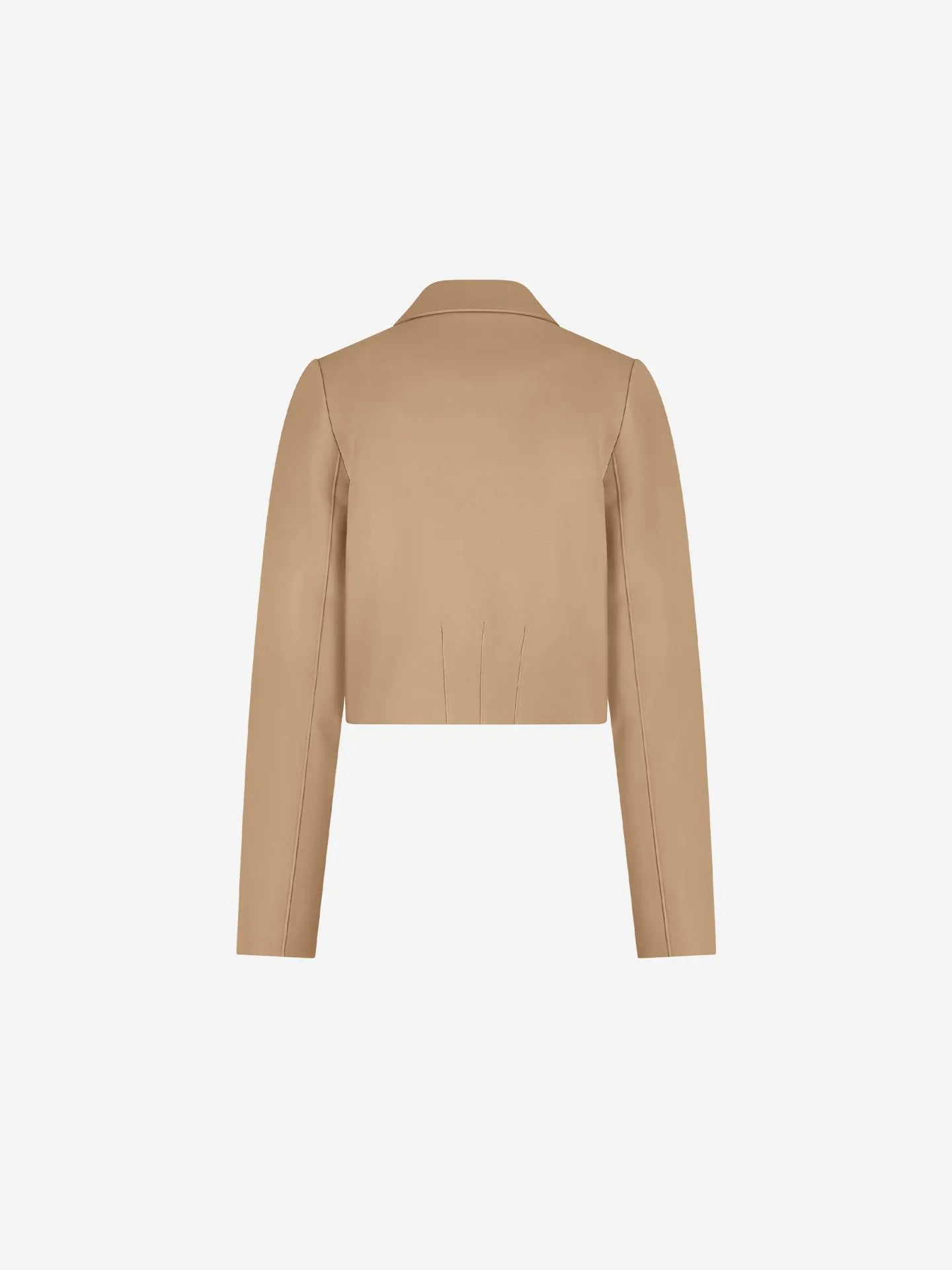 Veste courte avec détail chaîne LORCI - noisette