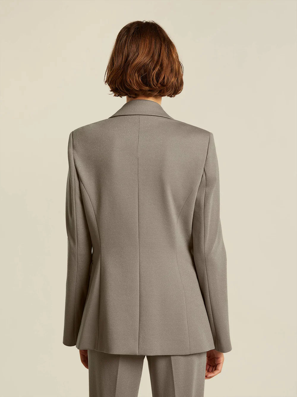 Blazer lurex TATUM - Chinchilla
