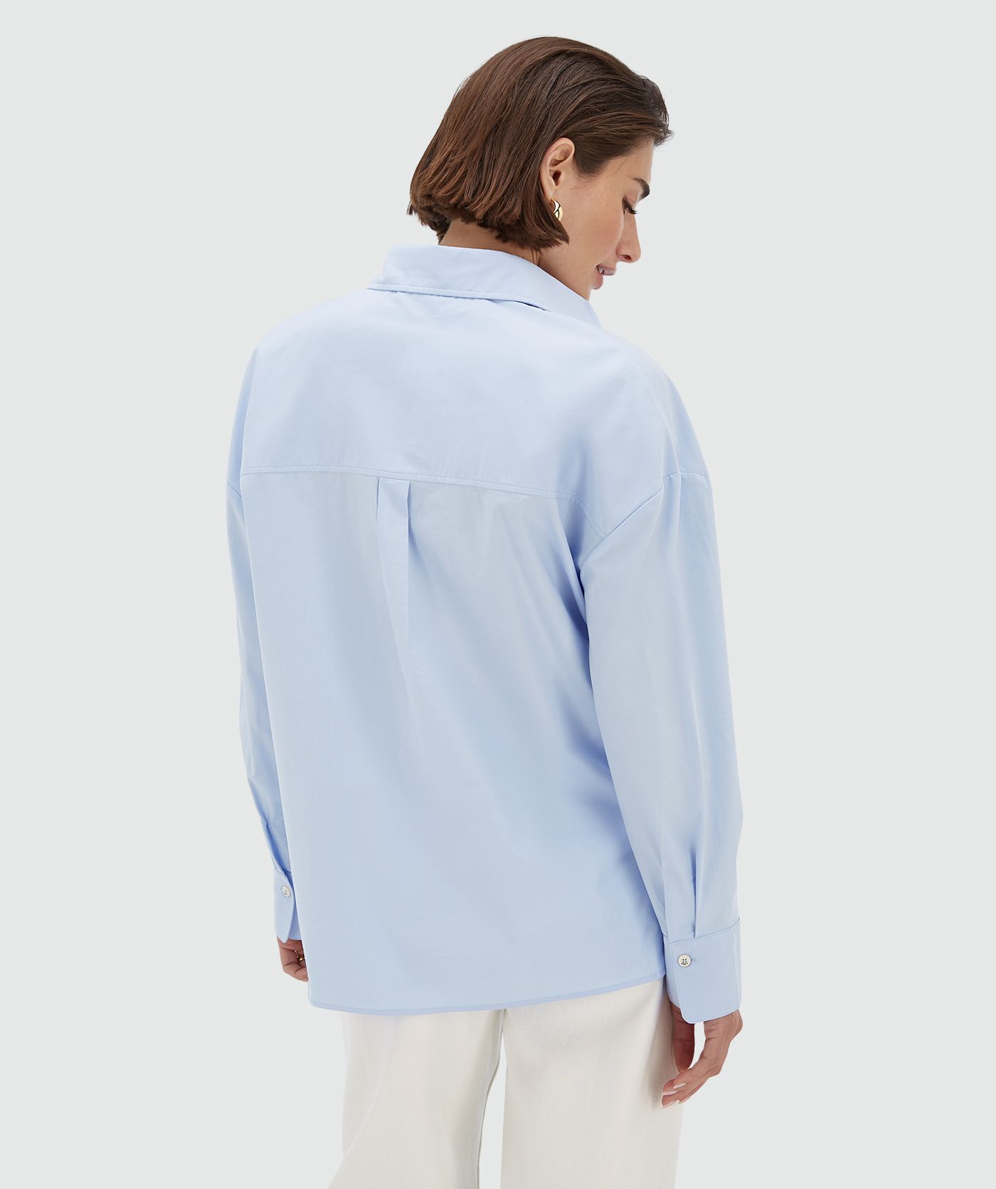 Chemisier oversize BERDINA - powder blue
