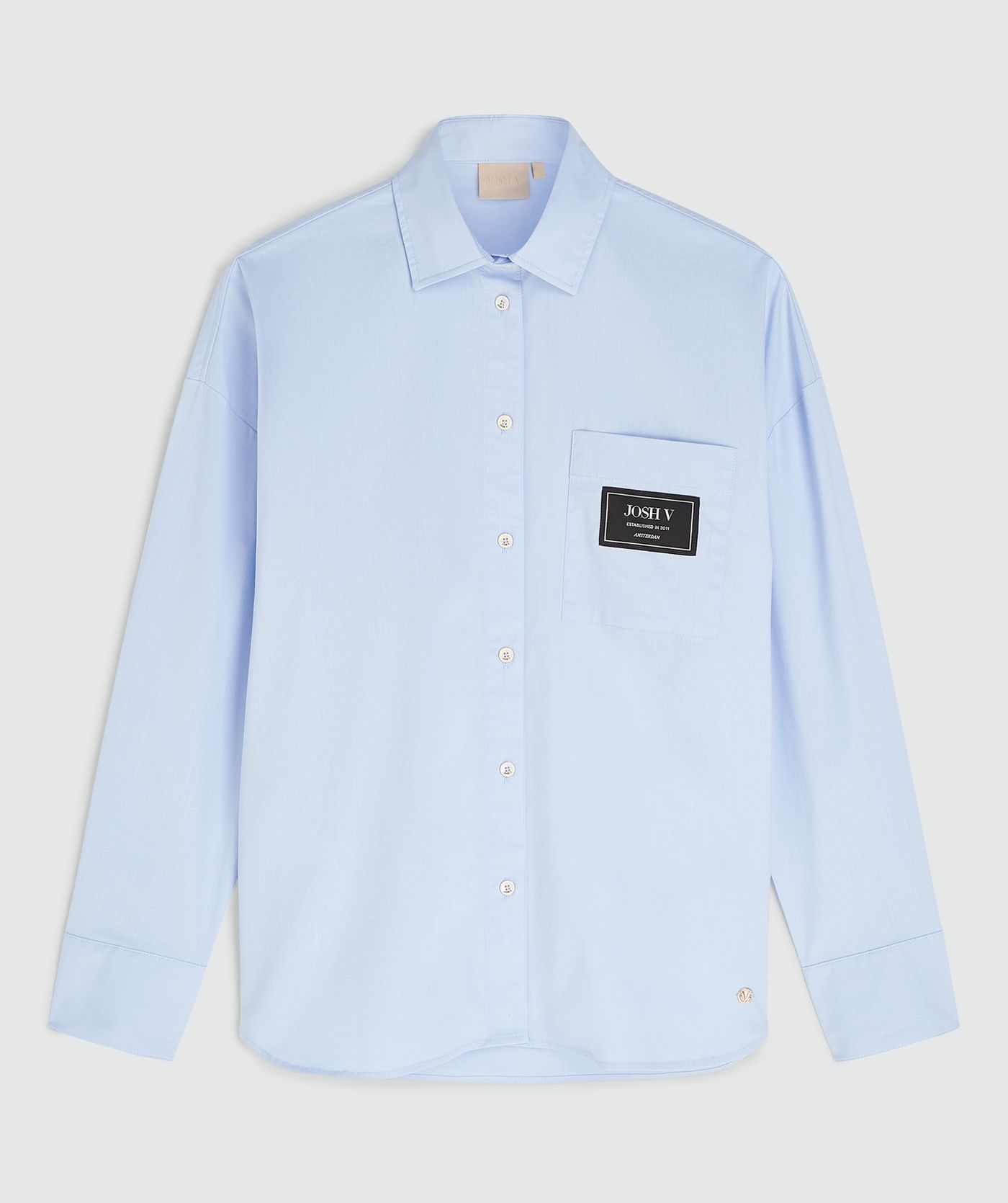 Chemisier oversize BERDINA - powder blue