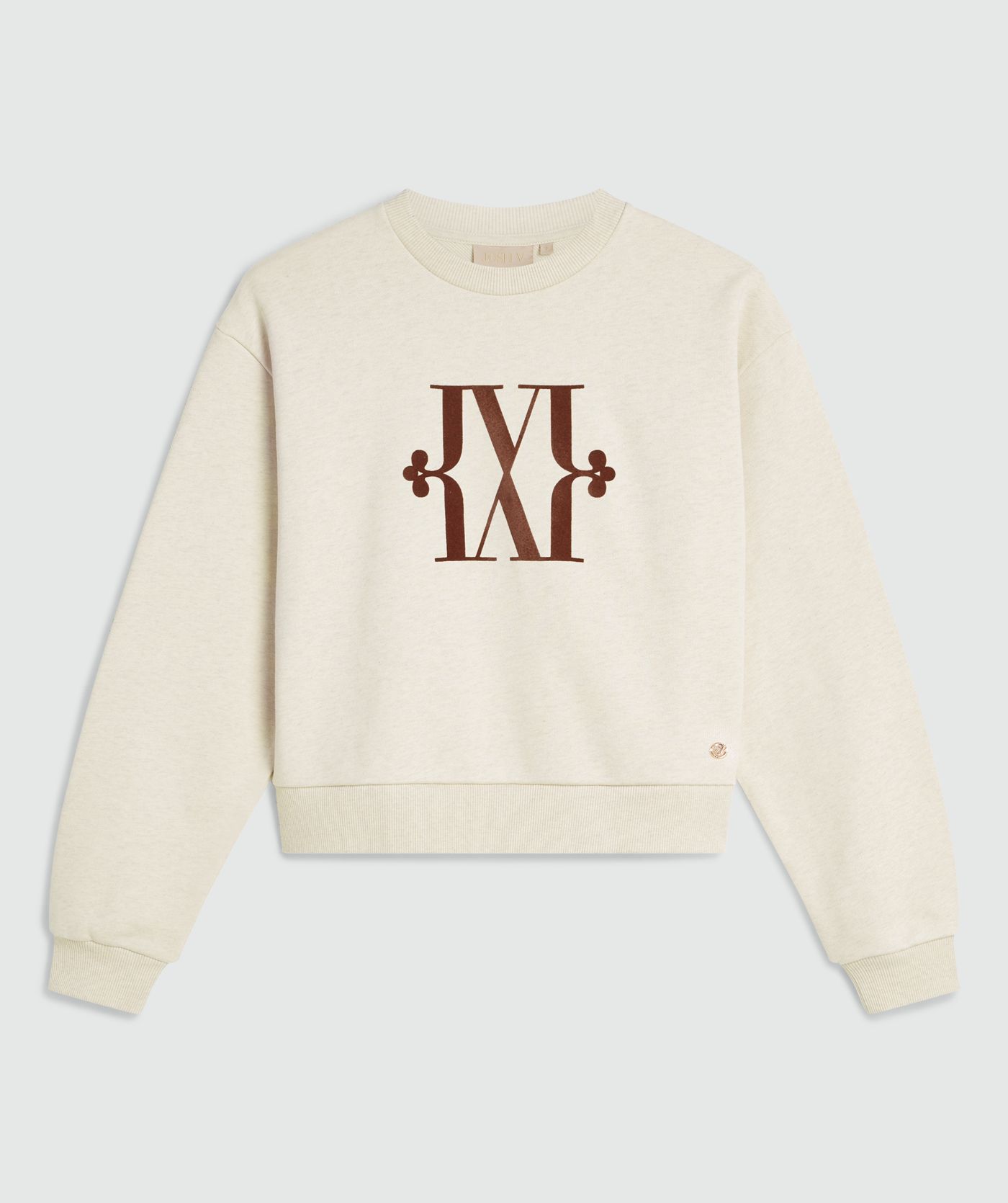 Pull coupe décontractée EBAH - écru léger mélangé