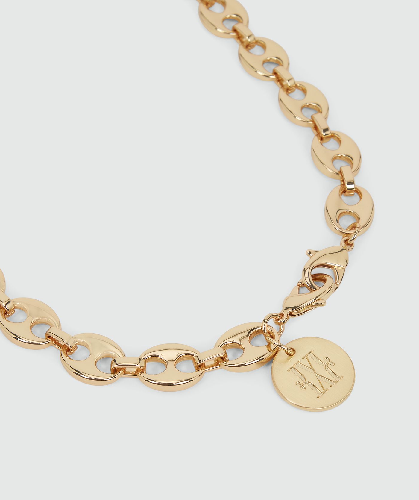 Ceinture avec logo EDDA - champagne or