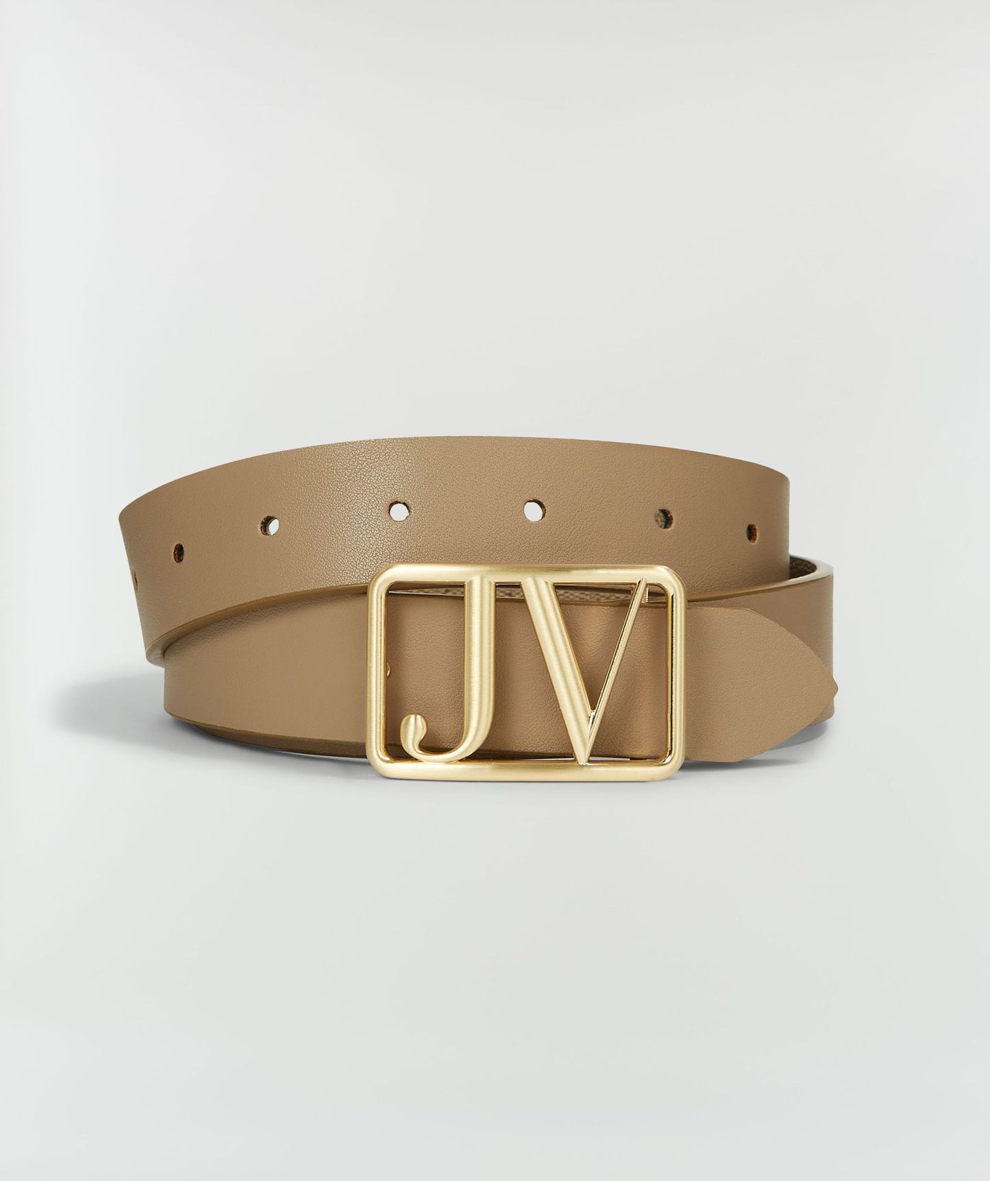 Ceinture avec logo imprimé PERRI - vison