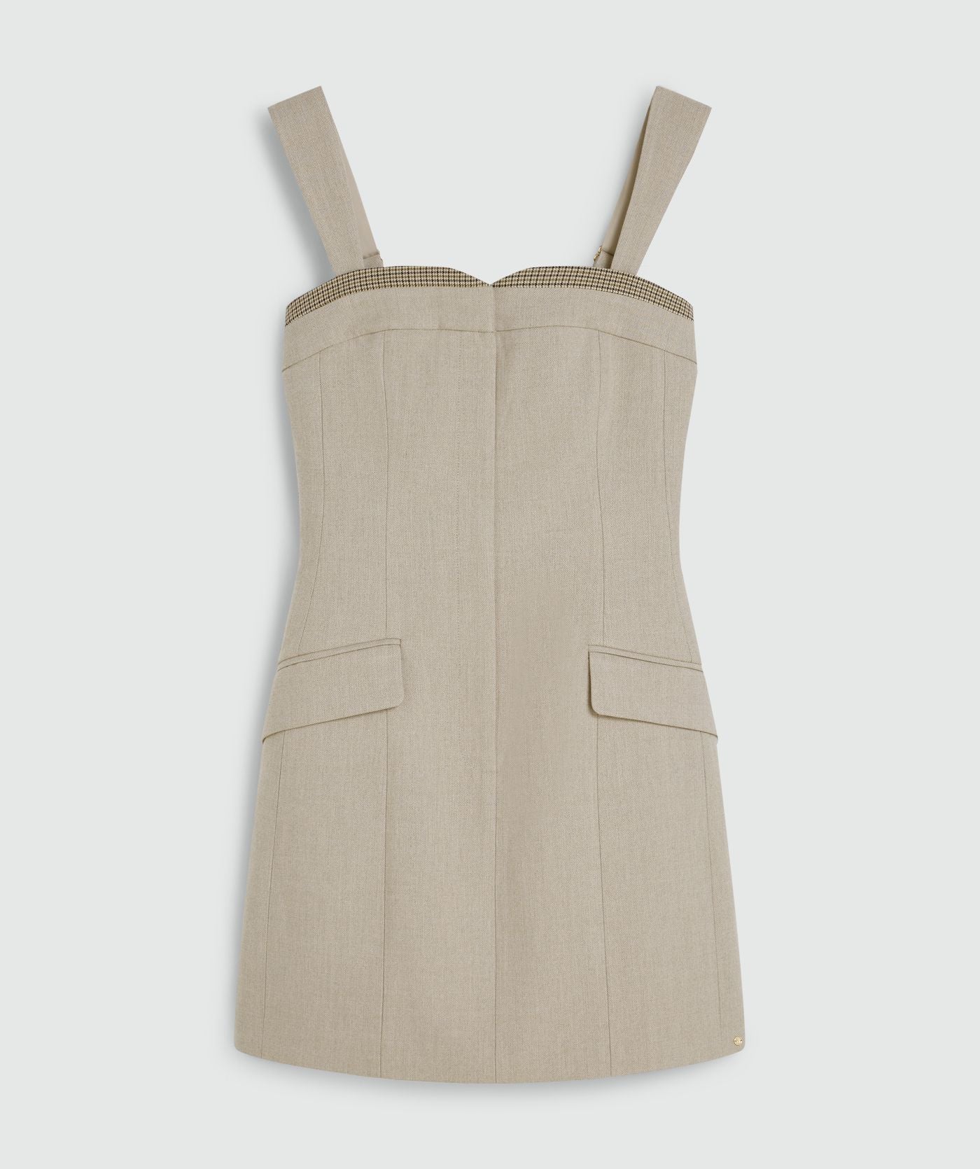 Robe cintrée RUBY - gris chaud