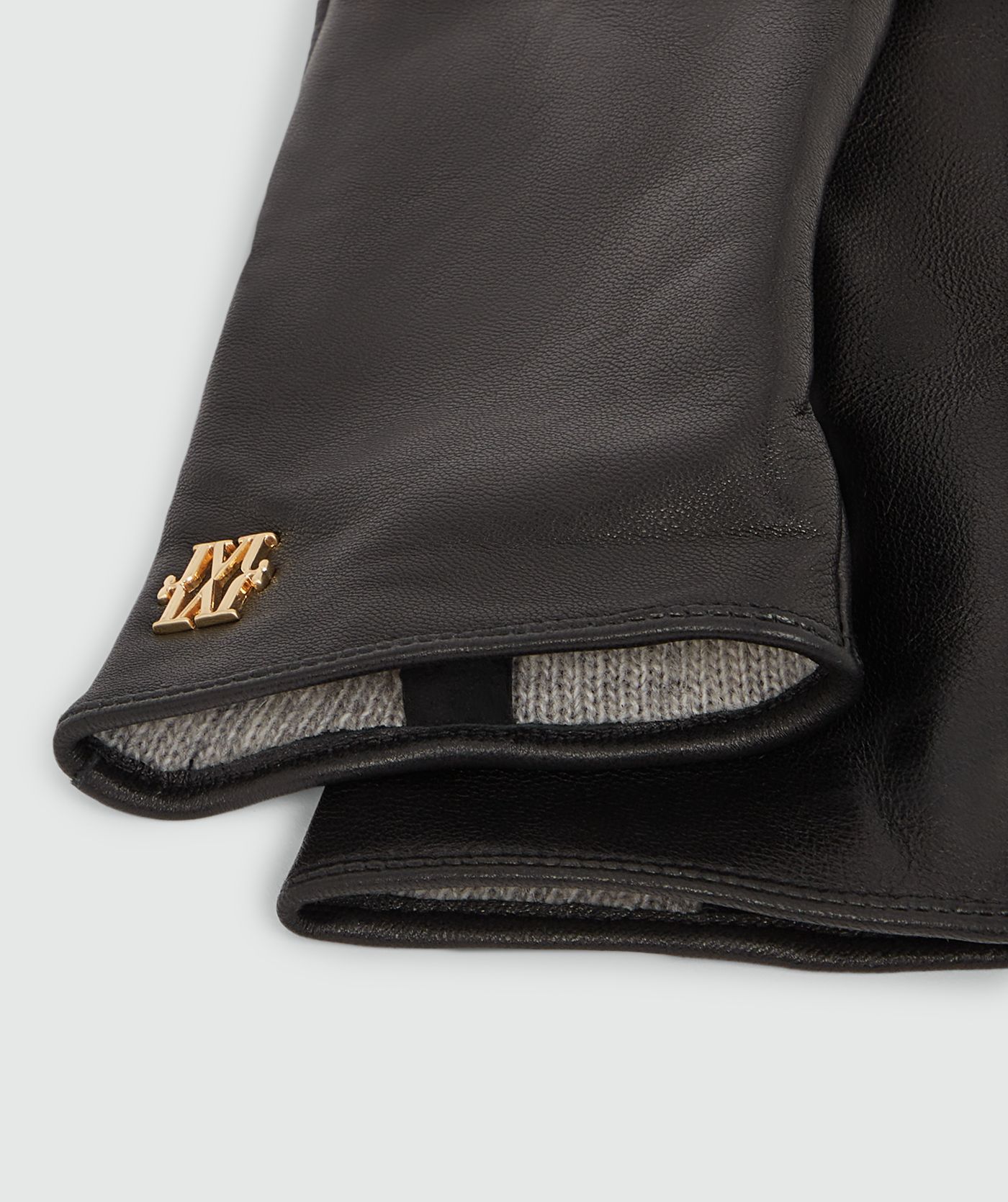 Gants en cuir SCARLETT - noir