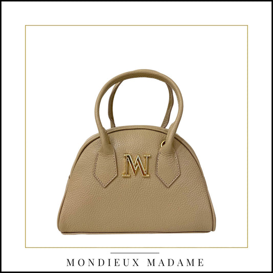 Sac à main Mondieux Madame CHARLENE - beige