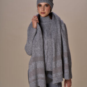 Écharpe en lurex MIA - gris