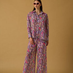 Chemise voile imprimé LOLA - Multicolore