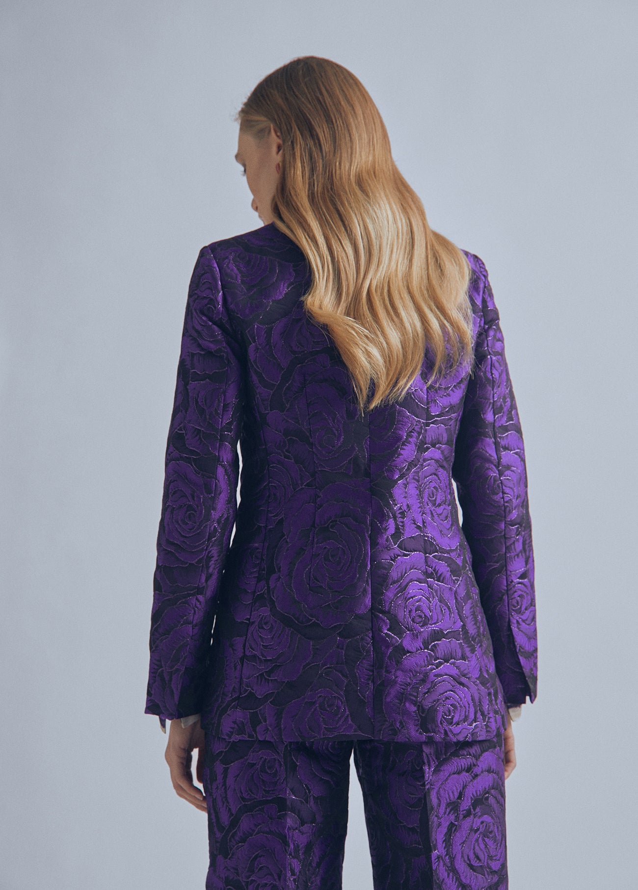 Veste Jacquard mauve - Lola Casademunt By Maité