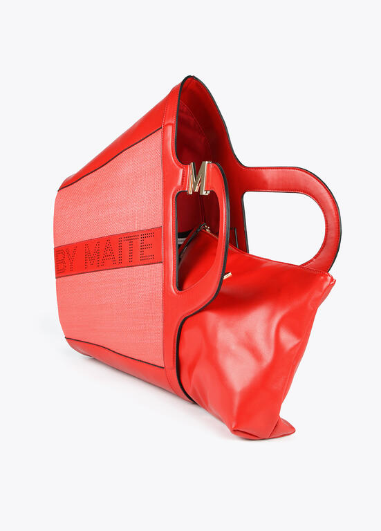 Sac bi-matière - Rouge