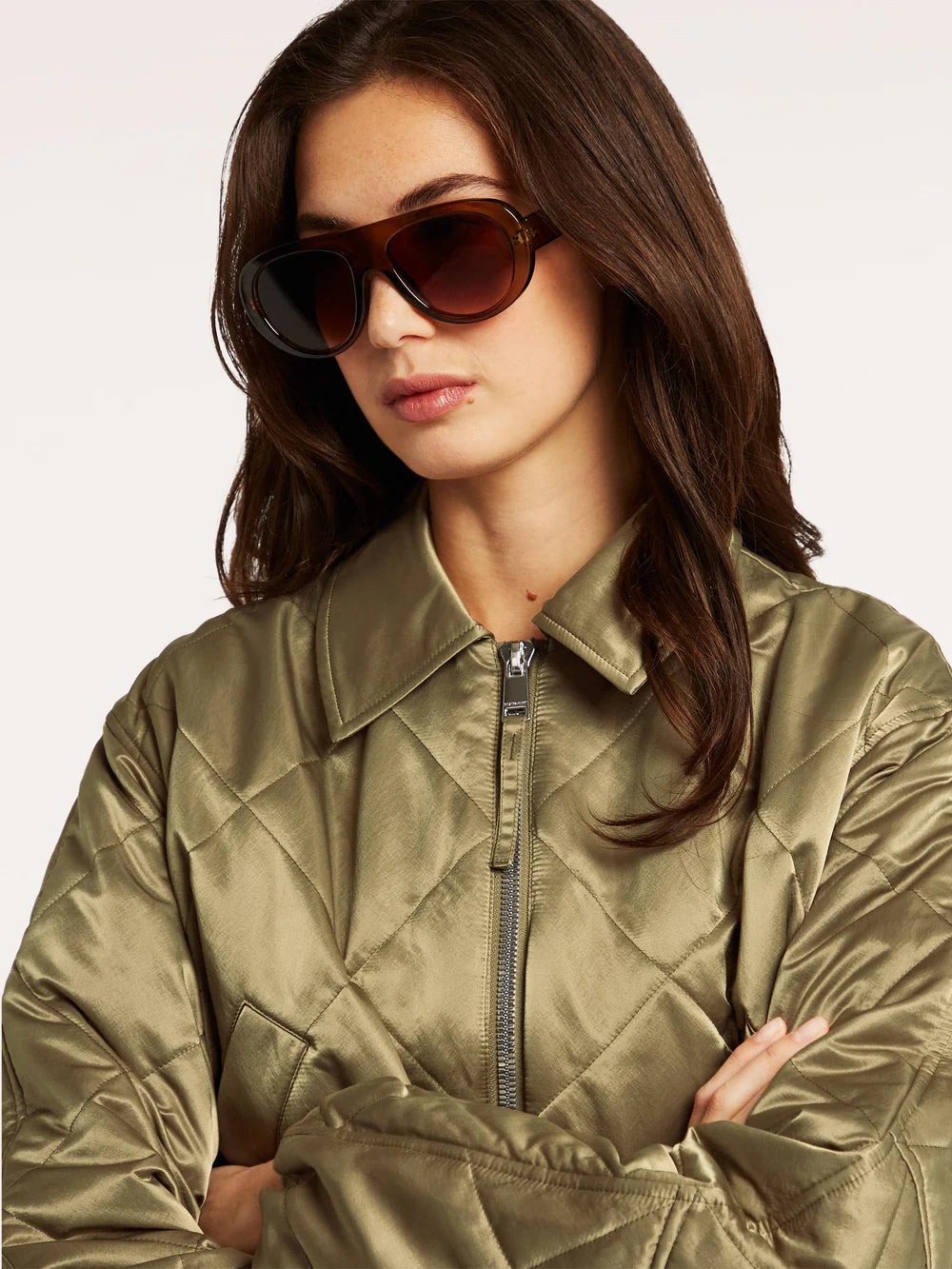 Veste courte CARLY - Vert