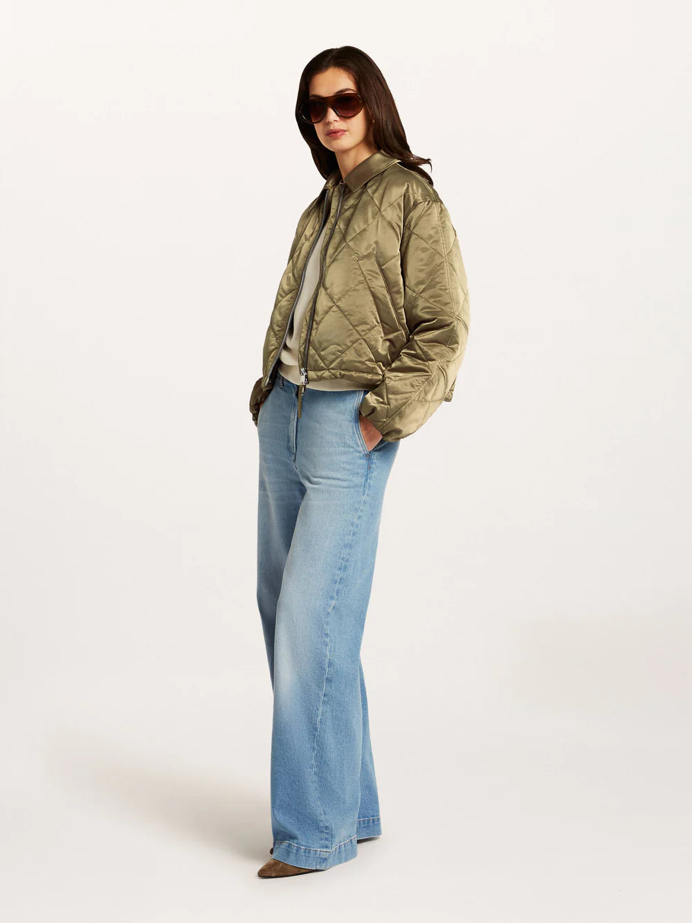 Veste courte CARLY - Vert