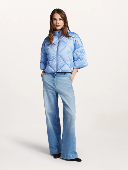 Veste manche courte EMILIA - bleu