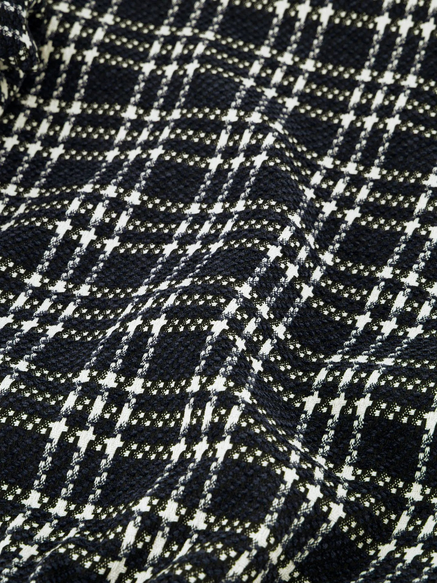 Blazer court à motif à carreaux JORDYN - nuit marine