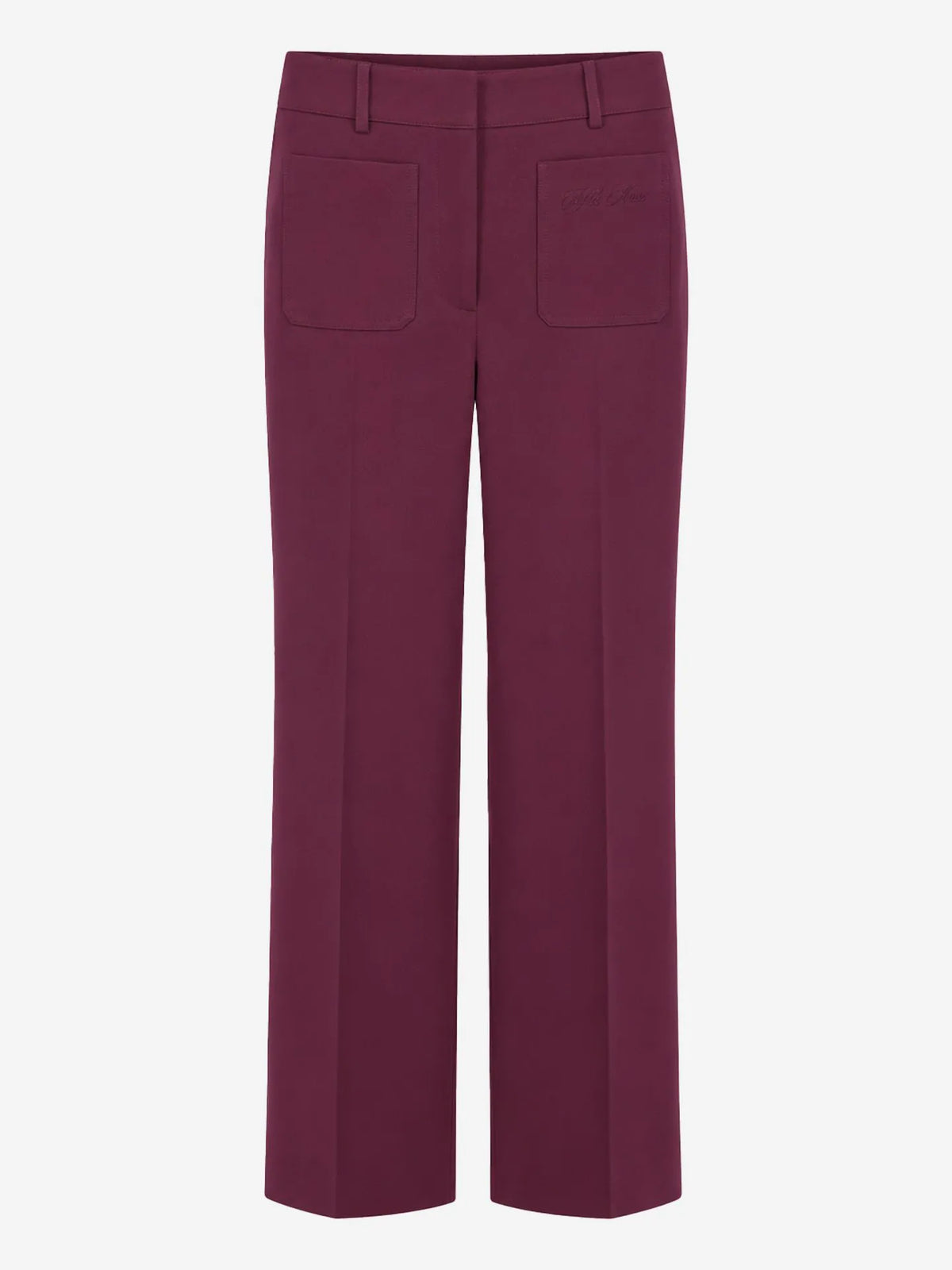 Pantalon large jambe PEGGI - Vin de raisin