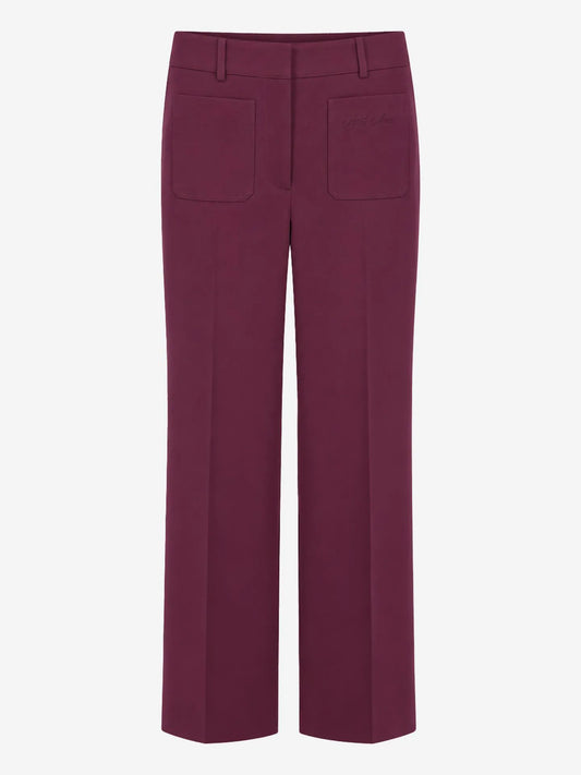 Pantalon large jambe PEGGI - Vin de raisin