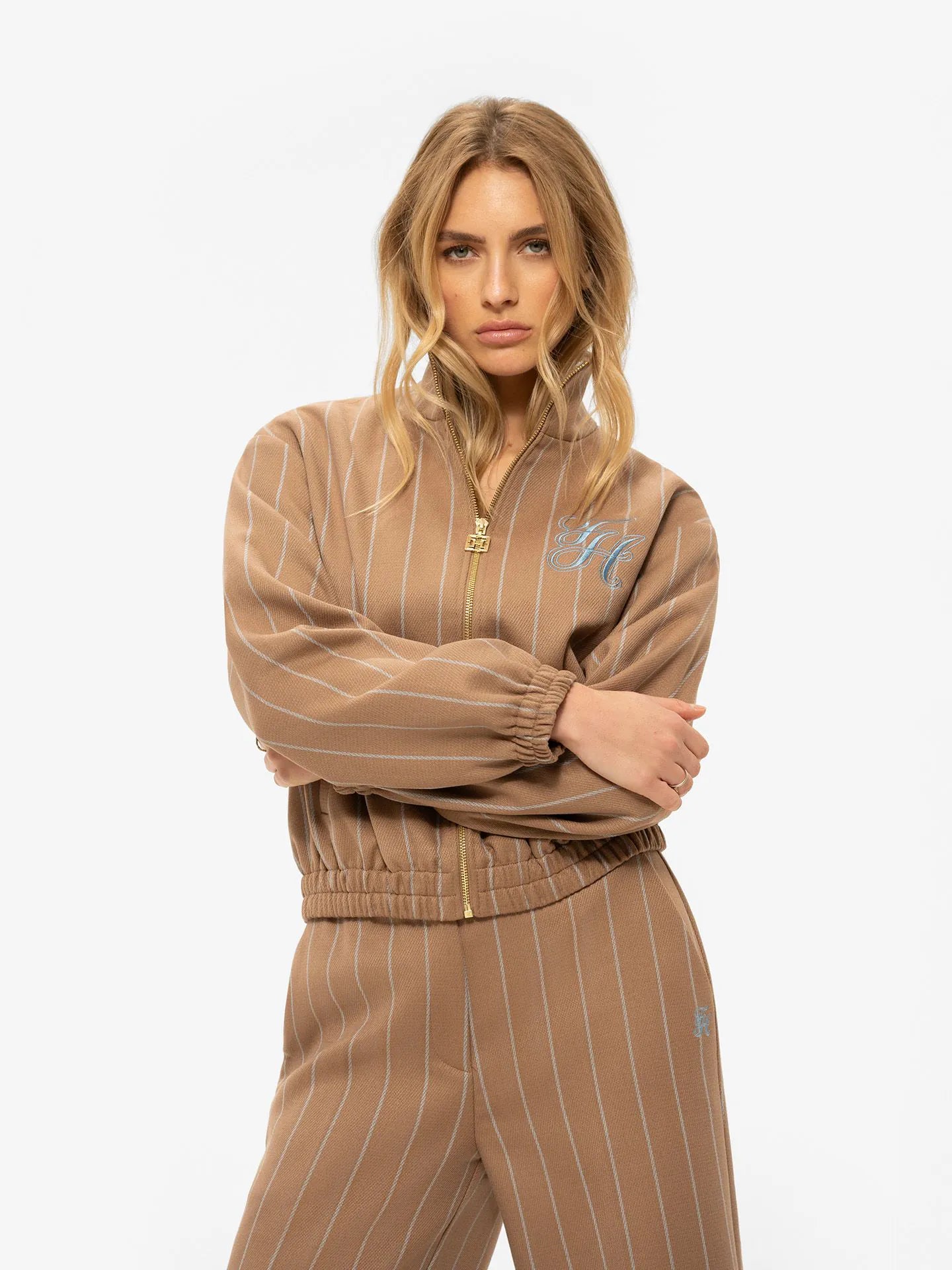 Veste à rayures fines MEAVE - Cannelle