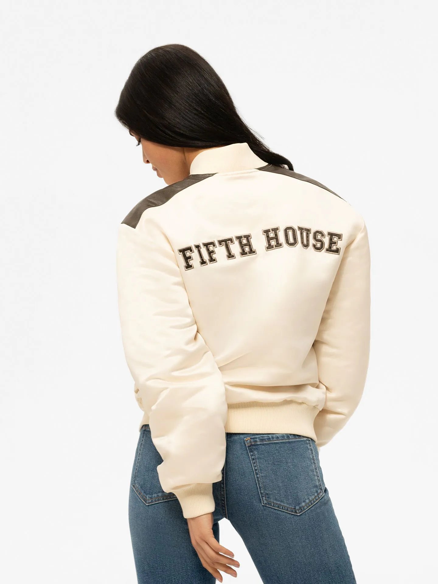 Veste bomber avec logo brodé MICCA - tofu