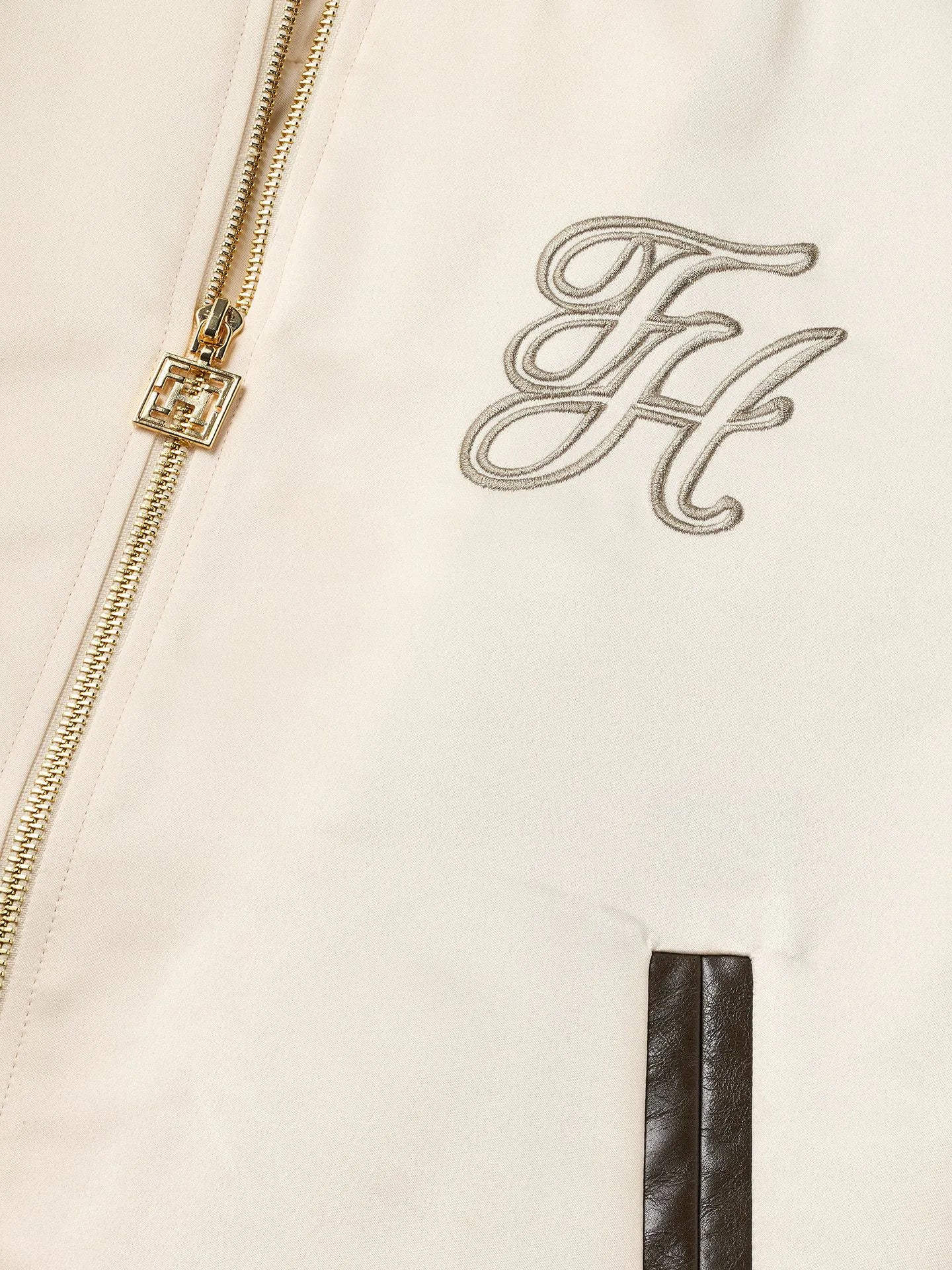 Veste bomber avec logo brodé MICCA - tofu