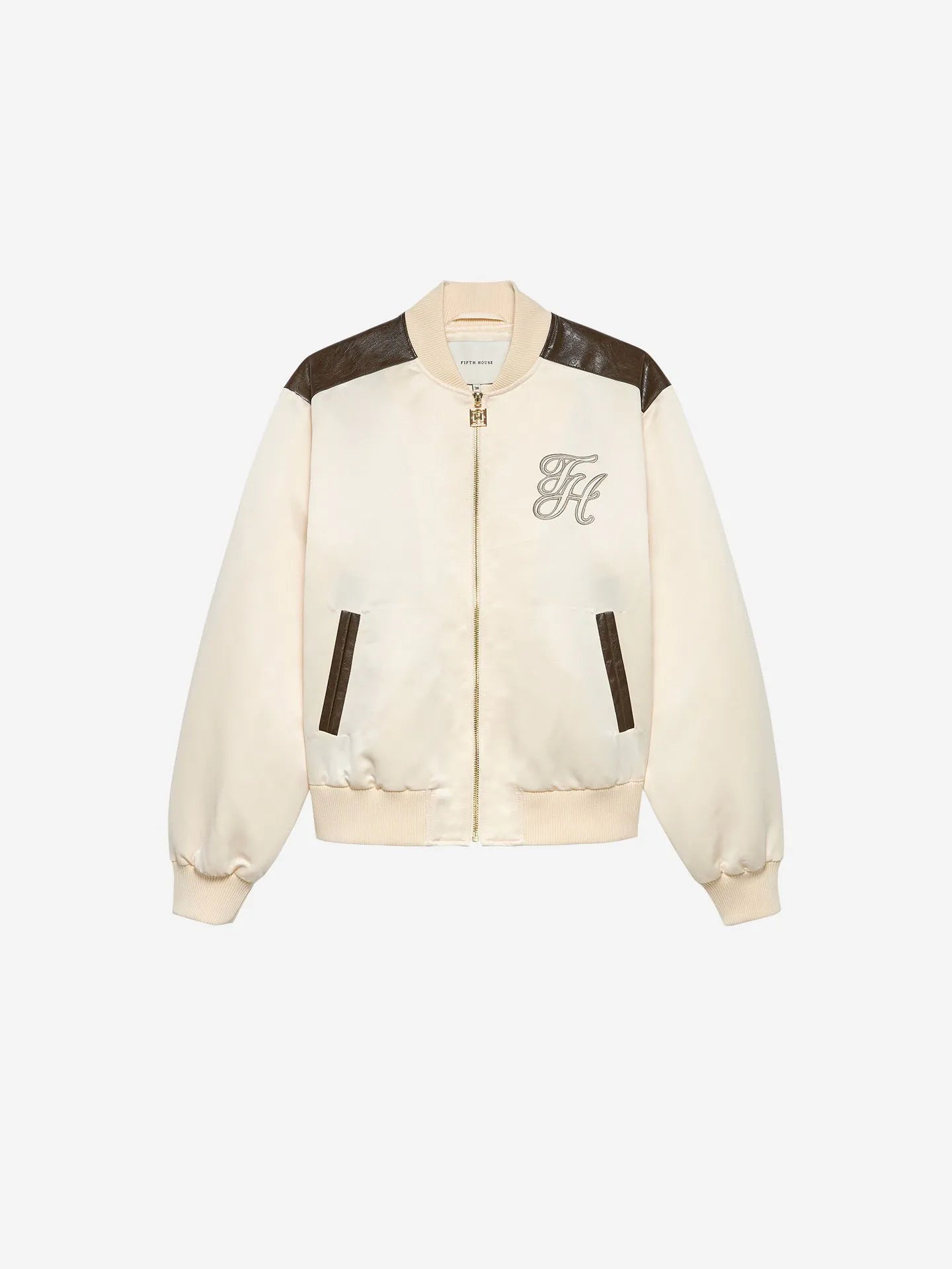 Veste bomber avec logo brodé MICCA - tofu