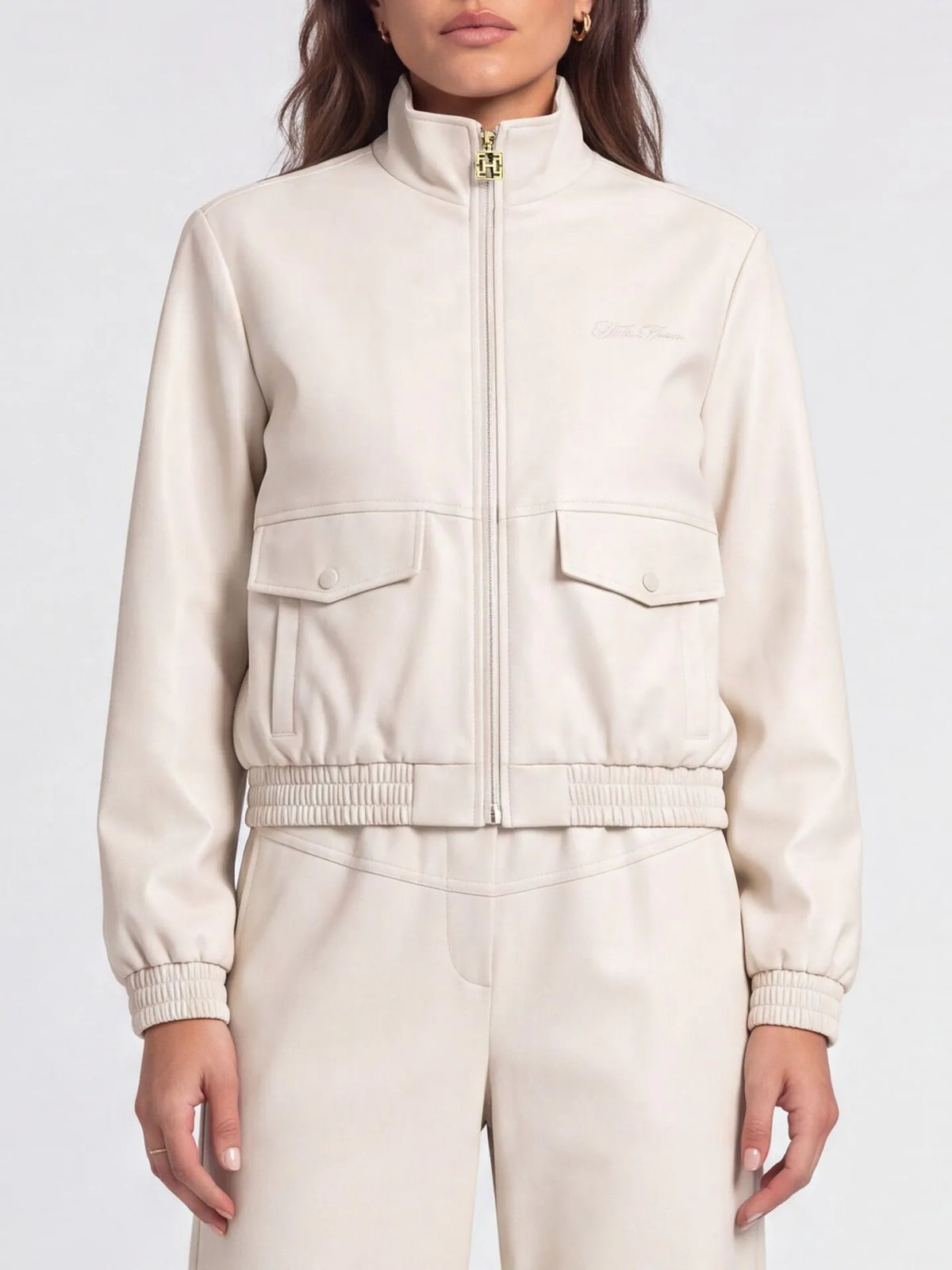 Veste bomber PRUE - Blanc doux