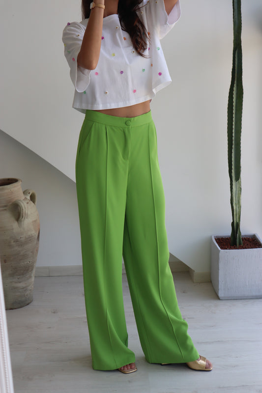 Pantalon CARLA - Vert