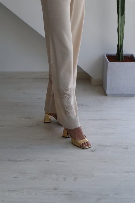 Pantalon fluide ELSA - Beige