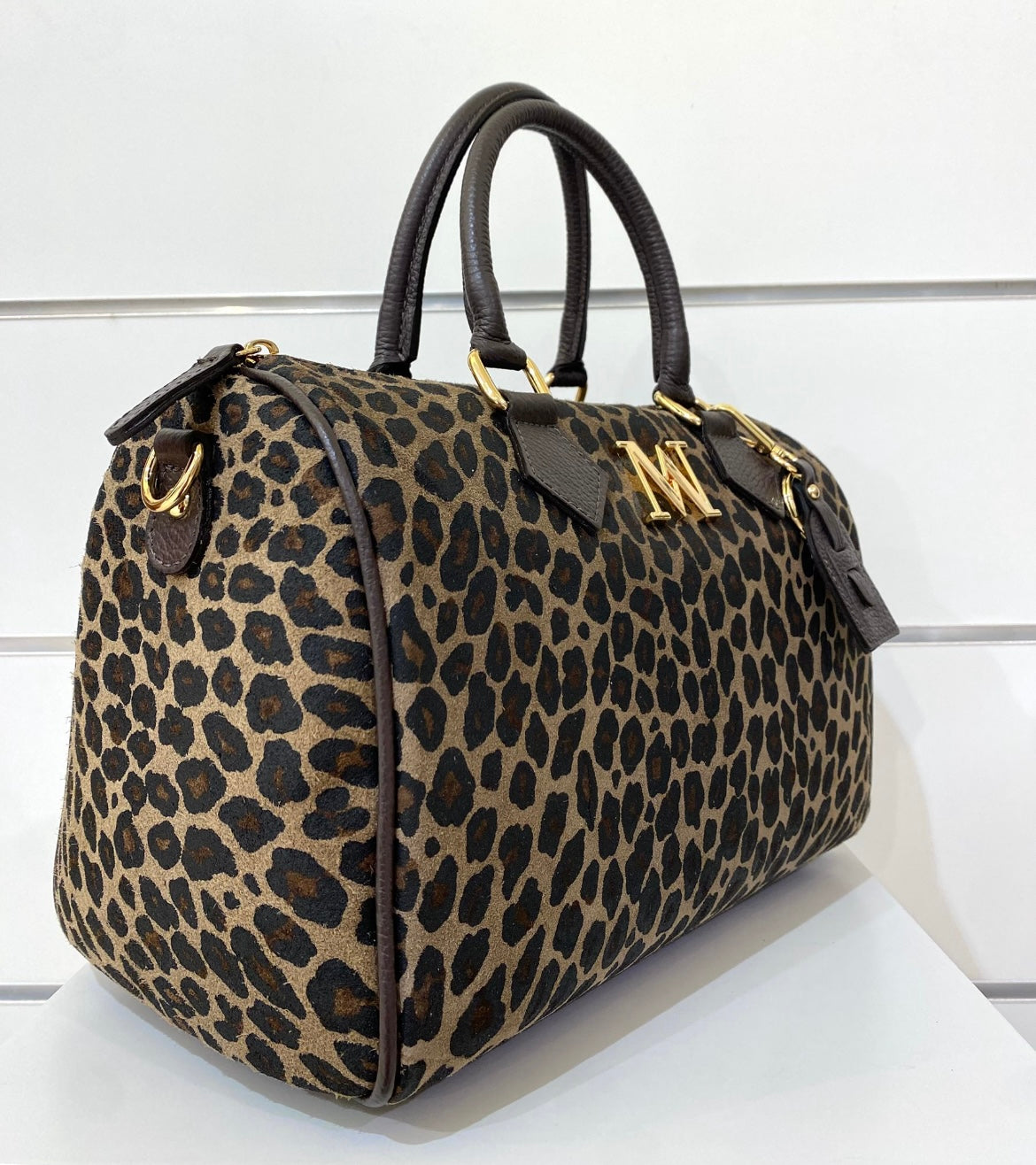 Sac léopard SPEEDY - marron beige