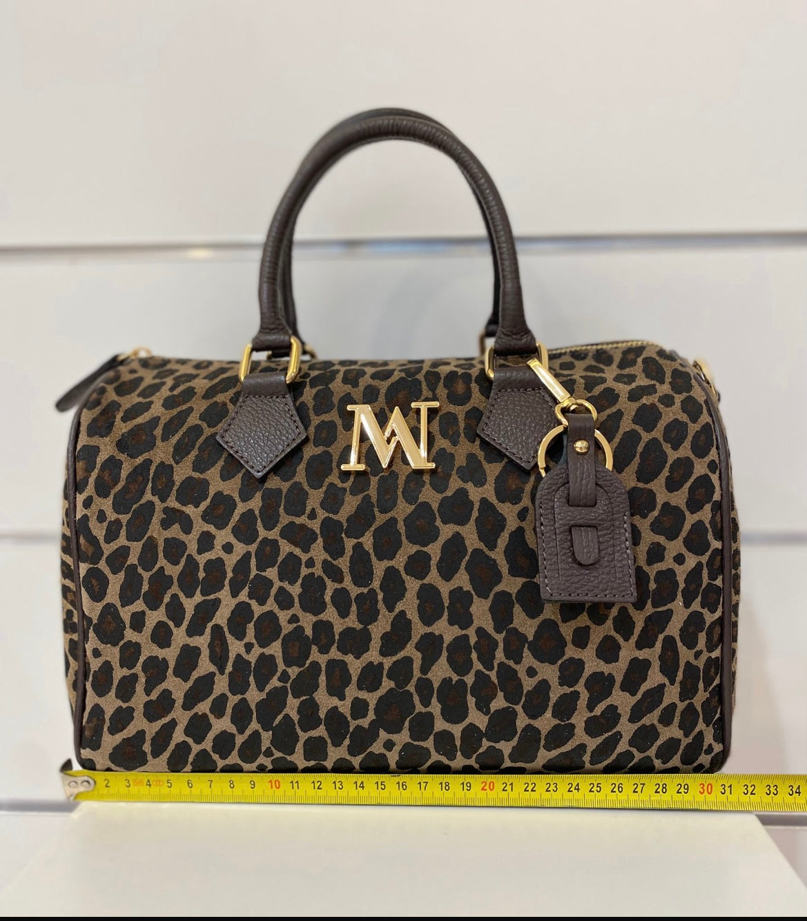 Sac léopard SPEEDY - marron beige