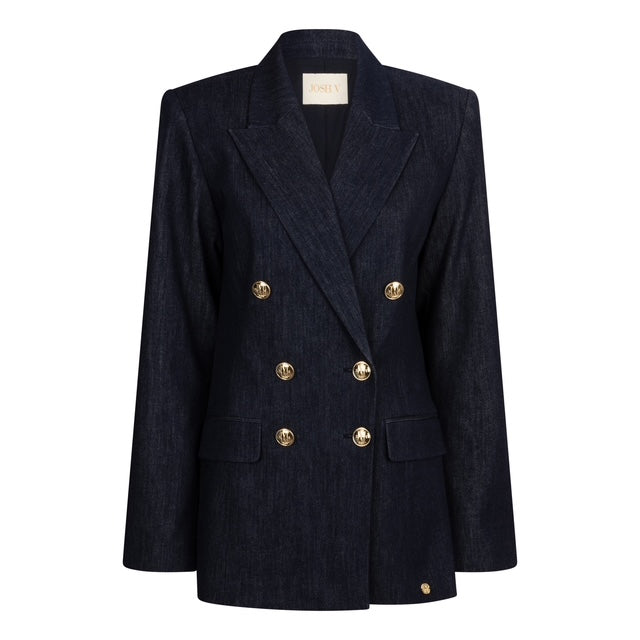 Veston ajusté JV-BLUEBELL - chambray bleu foncé