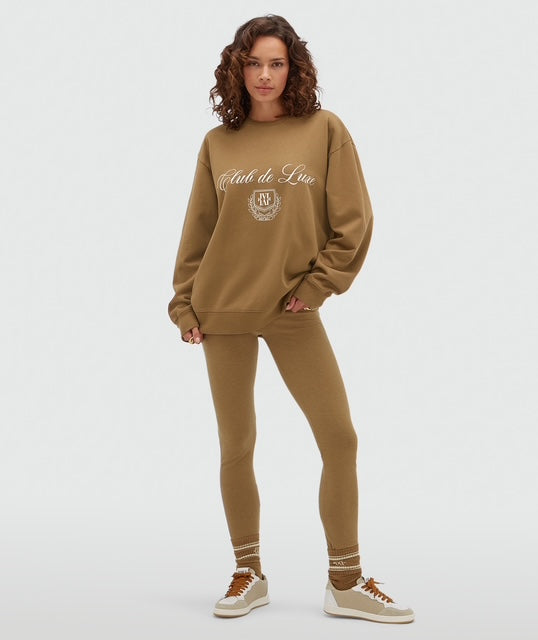 Pull oversize WOODSON - kaki