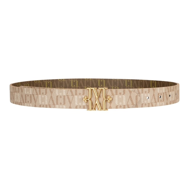 Ceinture avec logo PERRI - beige vert olive