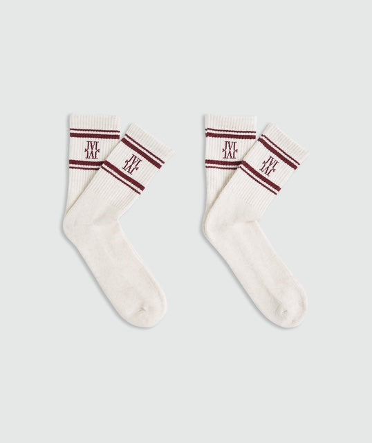 Chaussettes BASIL - mélange écru