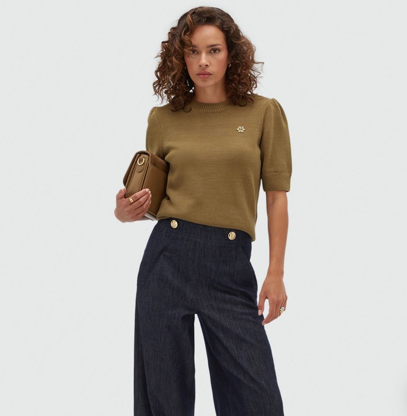 Pull ajusté BRENT - kaki