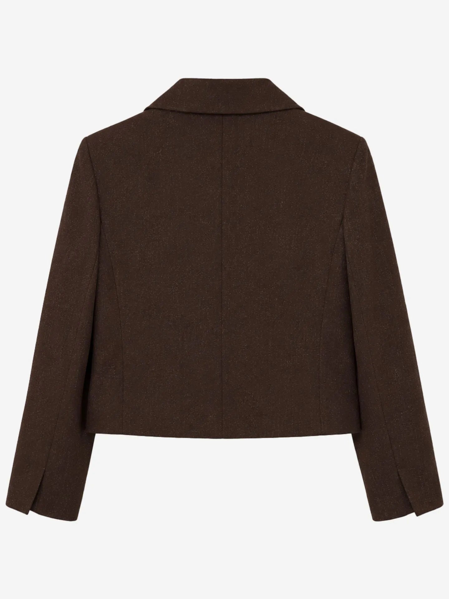 Blazer court avec un look moderne ANOU - Chocolat