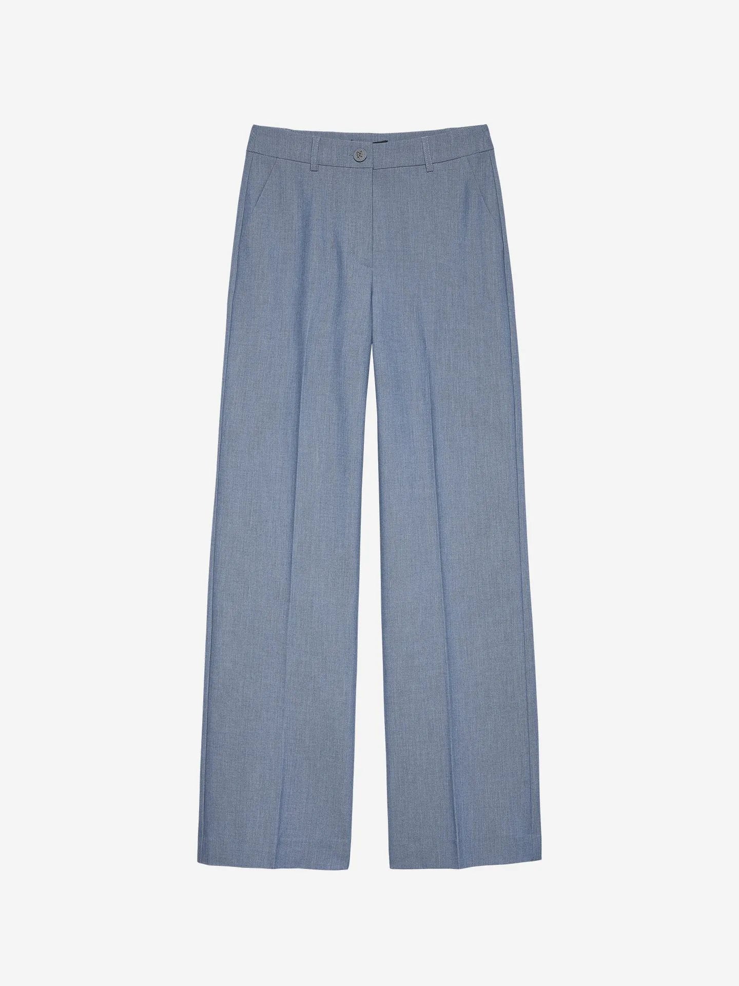 Pantalon classique PARISA - Bleu Brumeux
