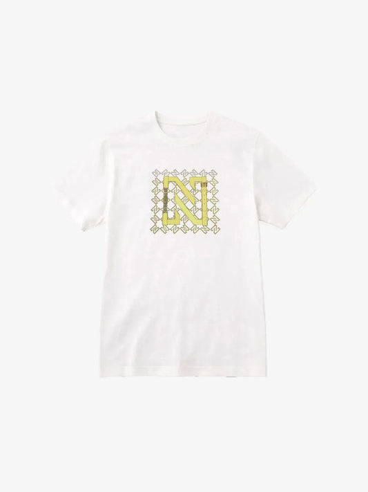 T-shirt avec imprimé logo N CHAIN - Blanc
