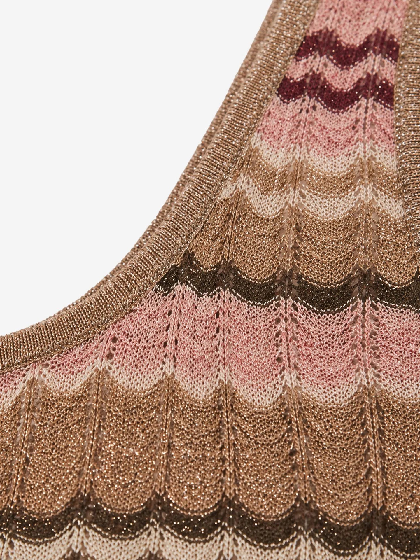 Haut en maille Ajouré avec motif en zigzag RIO - Tanin