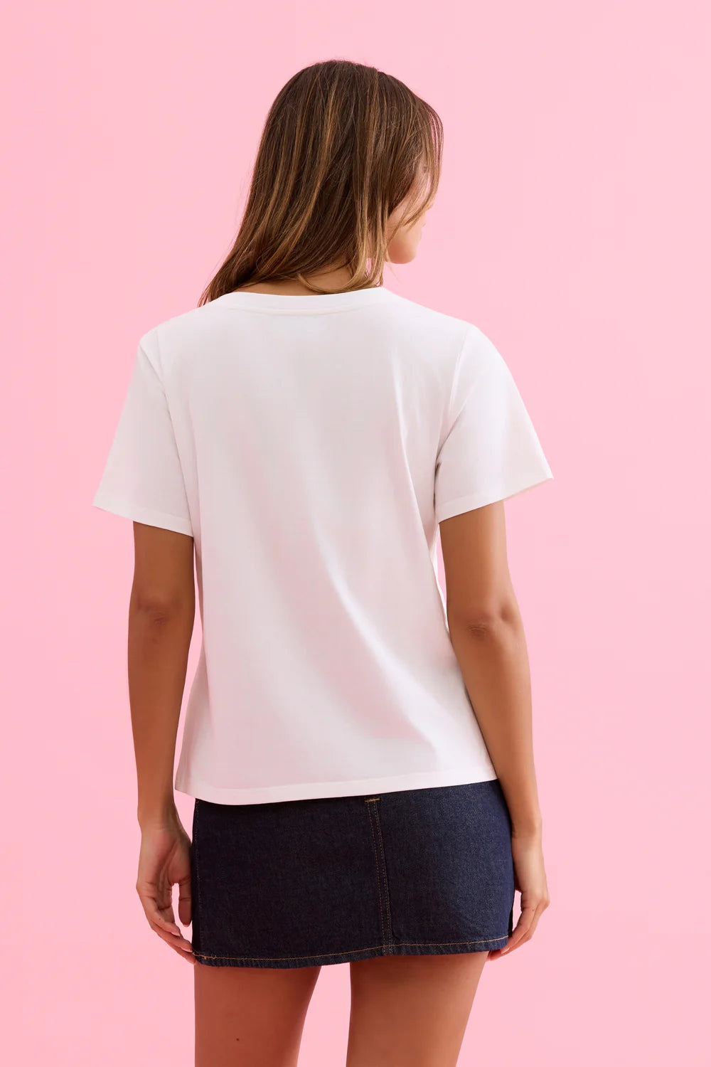 T-shirt motifs estivaux JUNE - Blanc