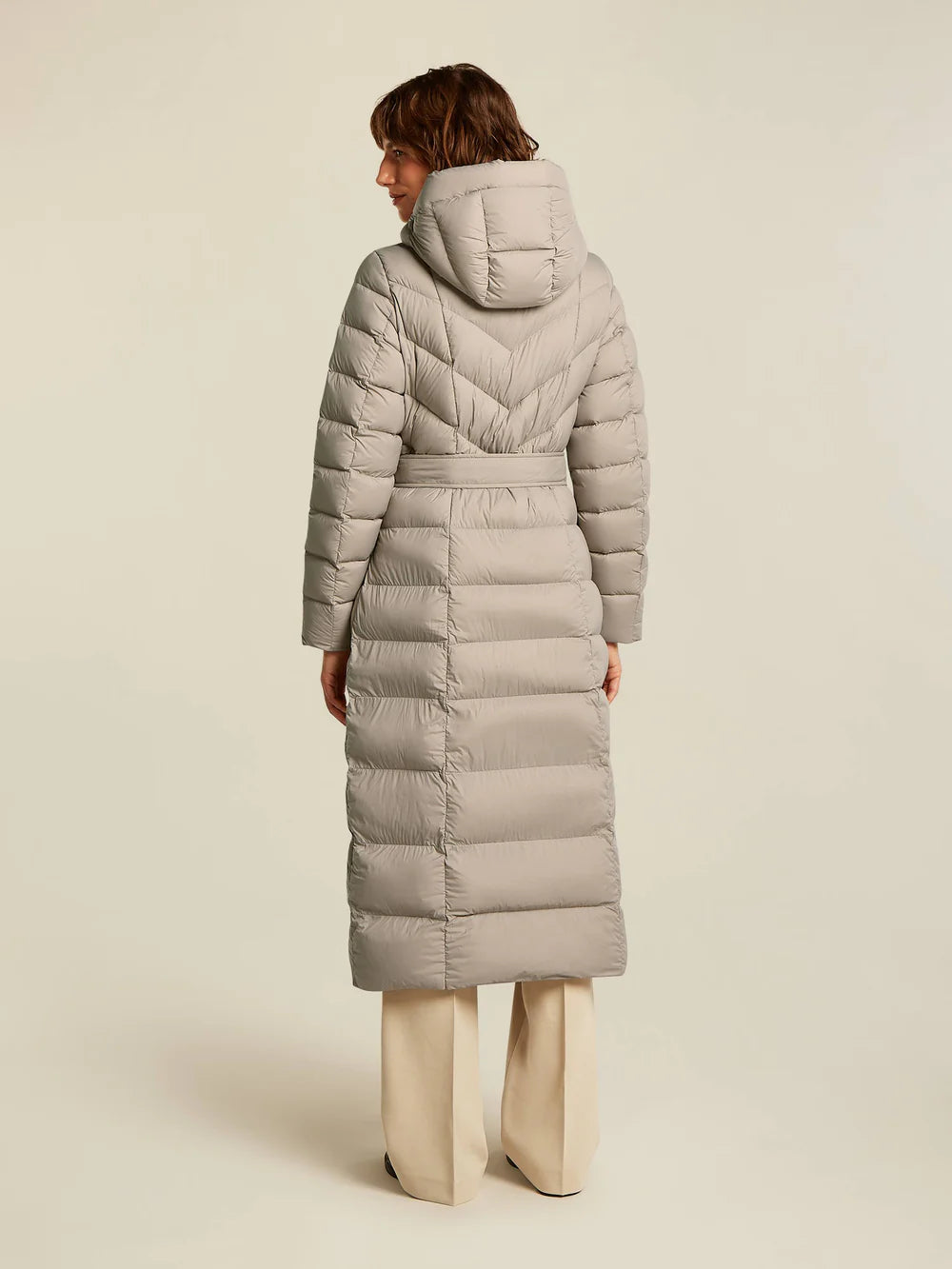 Manteau long VALENTINA - chinchilla