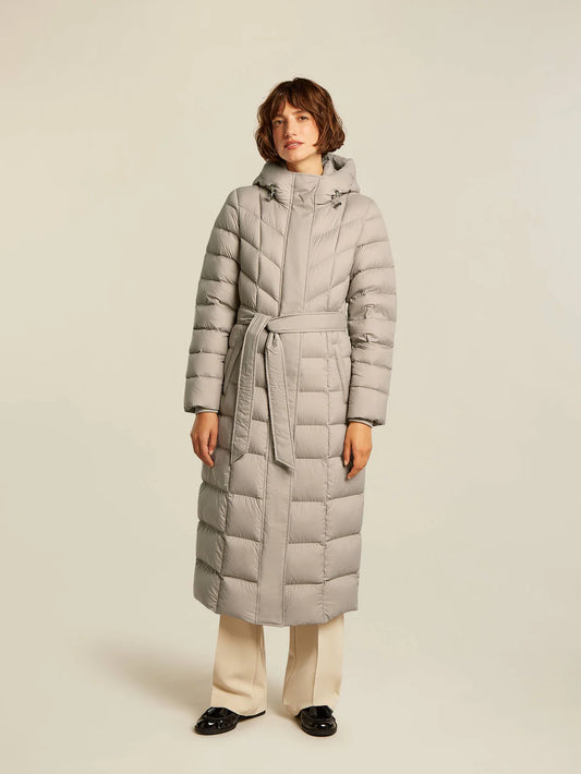 Manteau long VALENTINA - chinchilla