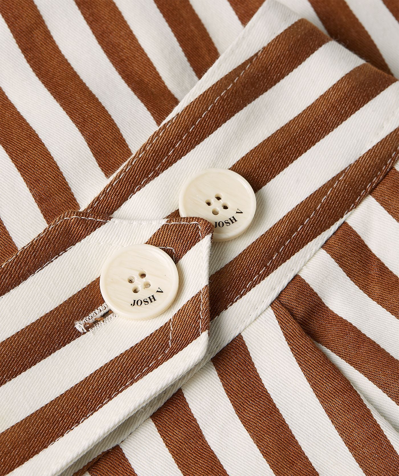 Short avec rayures FARIS - rayures marron