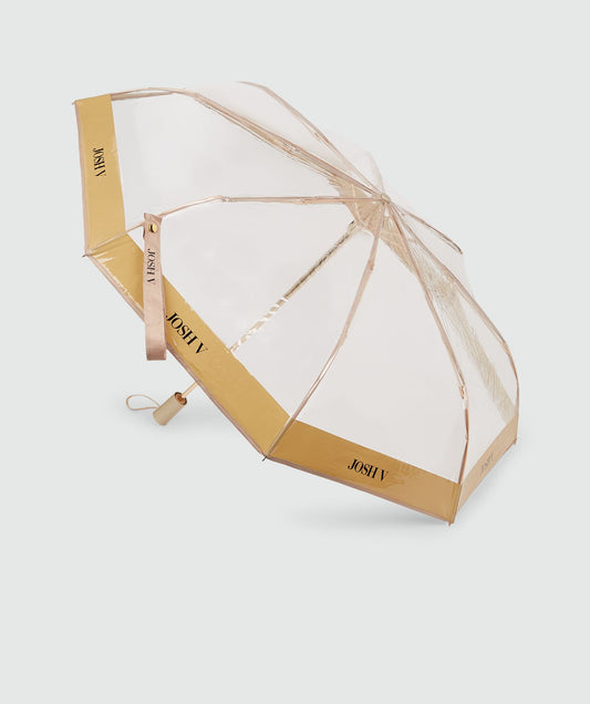 Parapluie GABRIELLA - transparent brun clair